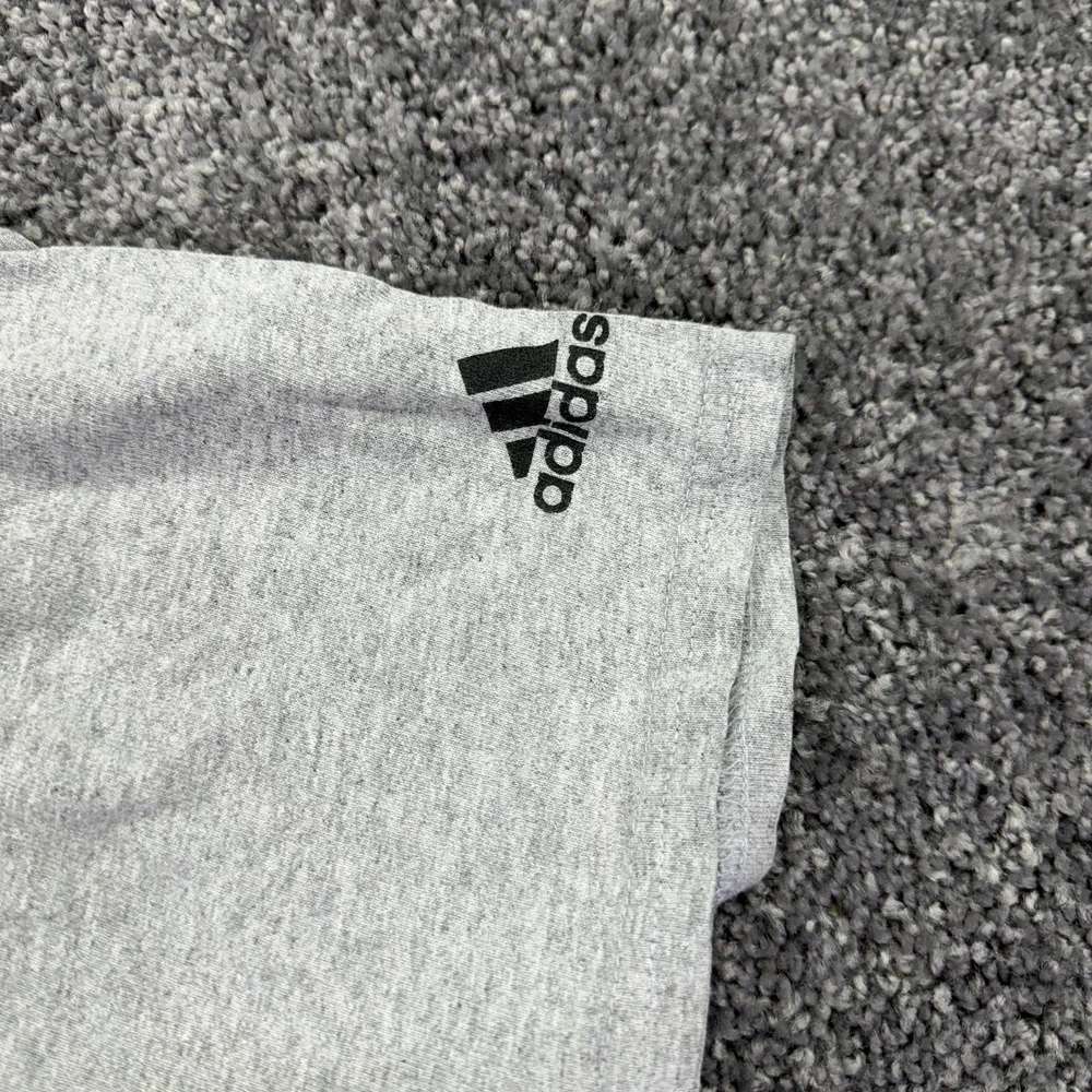 SJU Johnnies Shirt Mens Medium Gray NCAA Football Adidas Short Sleeve Tee